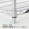 DOSHISHA Luminous Steel Rack, Steel Rack Leg Parts, Triangle Plate