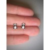 Cute Panda Bear Earrings 925 Sterling Silver