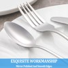 Teaspoon Set,16 Piece 6.7" Spoons Silverware, Premium Food Grade Stainless