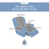SureFit Mink Recliner Furniture Cover in Taupe