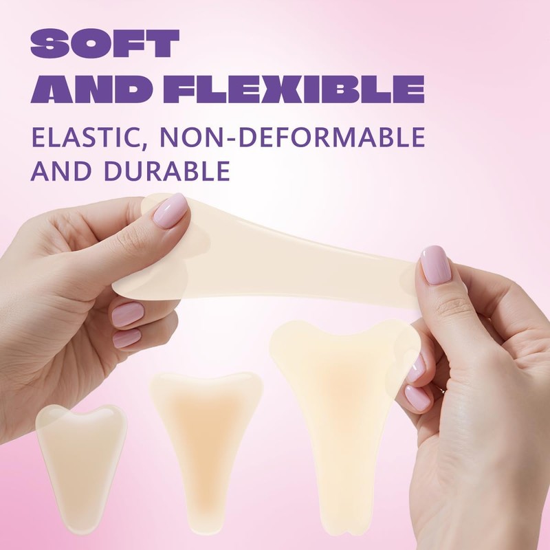 Tifesoo camel toe concealer，4 pcs Seamless Camel Toe Hider, Reusable