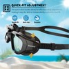 BEEWAY Kids Swimming Goggles 6-14 | GOK8300C1L1 | All Black,