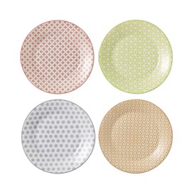 Royal Doulton Pastels 16cm Salad Plate Accent Set of 4 Porcelain Multi
