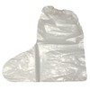 Homexk Disposable Vinyl Shoe Cover, Clear 20 Sheets 10 Pairs