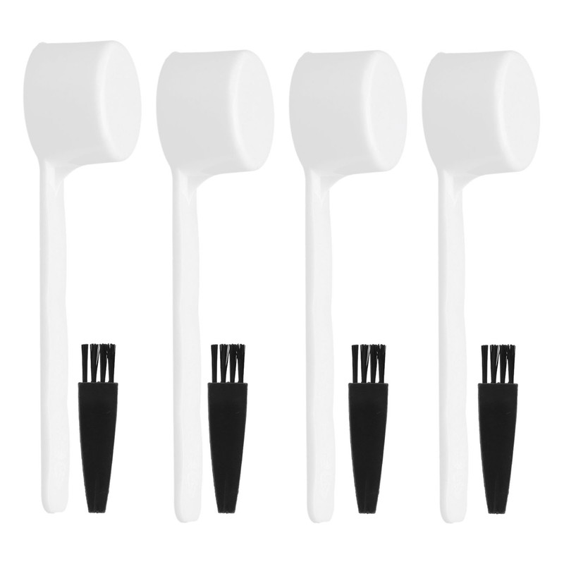 100Set Reusable 4g Coffee Measuring Spoon Brush Kit Coffee Making