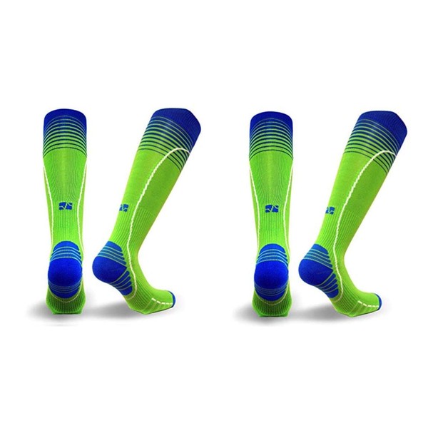 Vitalsox Italy Patented Graduated Compression VT0616 (2 Pack) Green Large