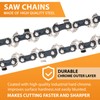 Eyoloty 4 Pack 12 inch Chainsaw Chain 45 Drive Links,