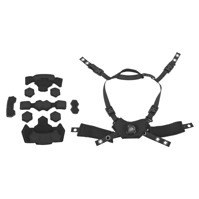 Helmet Liner System Internal Sponge Pad Adjustable Helmet Dial Suspension