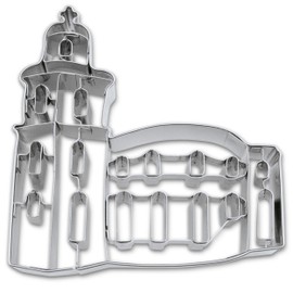 Staedter Pauls Cathedral Frankfurt Embossing Cookie Cutter, 11 cm, Stainless Steel Silver, 11 x 30 x 30 cm