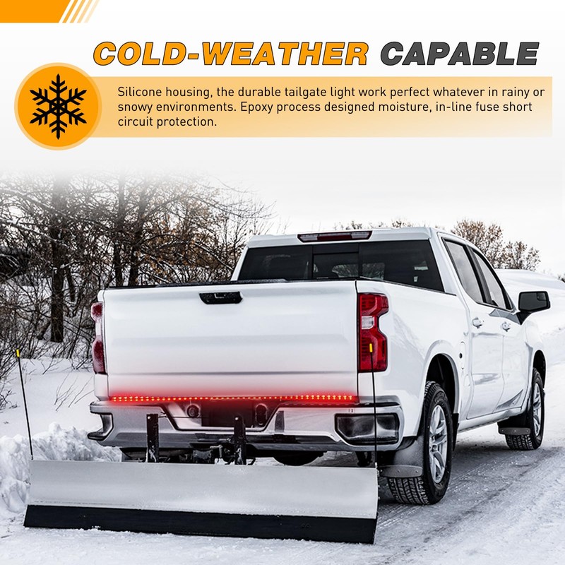 GOOACC 48”/49” Truck Tailgate Light Strip 5 Function 90 LED