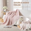 ACUSHLA Cotton Blanket,Cuddly Blanket, Microfiber, Soft, Cozy, Fluffy and Breathable