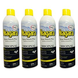 Niagara Spray Starch Original Finish, Sharp Look Without Excess Stiffness, 4 Oz (Pack of 4)