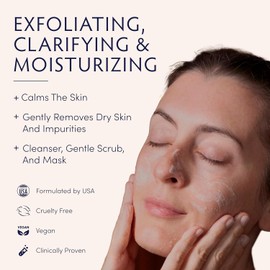 Naturopathica Oat Cleansing Facial Polish Multipurpose Cleanser Face Scrub and Mask Exfoliation for Men and Women Travel Size Wash 2 floz 2 Fl Oz / 나투로파티카 귀리 클렌징 페이셜 폴리시 다용도 클렌저 페이스 스크럽 및 마스크 남녀 각질 제거 여행용 사이즈 워시 2 floz 2 Fl Oz