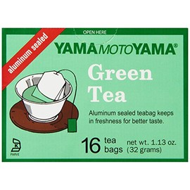 Yamamotoyama Green Tea Bags, 1.13-Ounce (Pack of 6)
