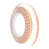 YEZHET Scalloped Copper Foil Tape, 1/4 Inch Black Backed Copper