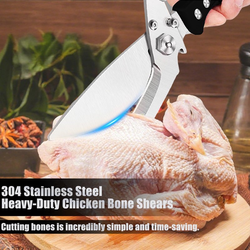 Professional Heavy Duty Kitchen Shears for Food – All in