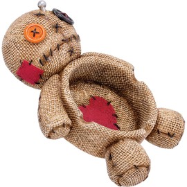 7" Fujima Voodoo Doll Ashtray, Scare Doll