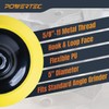 POWERTEC Almohadilla de respaldo de gancho y bucle de 5