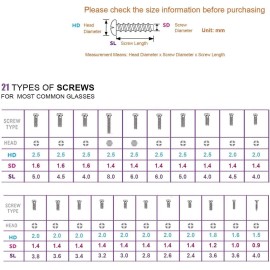 Unbranded Eyeglass Nut Screws Nose Pads Screwdriver Glasses Watch Optical  Tool Set Repair