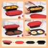 Microwave Egg Cooker & Microwave Grill Pan 3 Pcs with