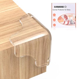 E-PROUSE Pre-taped Corner Protectors, 16Pcs T Shape Corner Protectors for Kids Baby Proof Corners and Edges Protector,New Furniture Corner Guard & Edge Safety Bumpers with Updated Strong Adhehsive