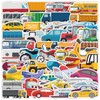 Transportation Vehicle Truck Stickers for Laptop (50 PCS),Gift for Children