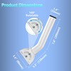 Universal Wireless Bridge Mount, 4pcs 11" J Pole & Wall-Mounted