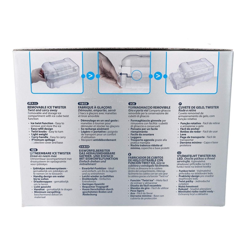 Ice Cube Maker Compatible with Whirlpool Bauknecht 484000001113 Wpro Ice