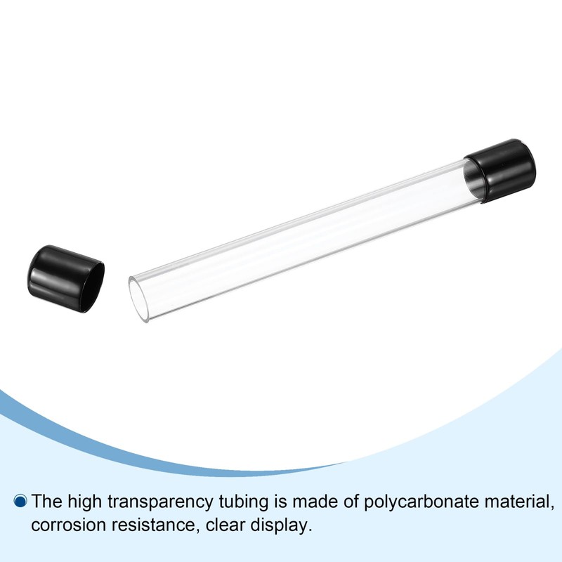 QUARKZMAN Clear Storage Tube 18 x 22 mm Small Plastic