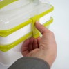 omada Design Lunch Box 1L + 1L with Cutlery, Rectangular