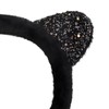Faxianther Girls Earmuffs Coldproof Cute Sequin Cat Ears Fluffy Plush
