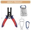 PLANEKO 10PCS Miter Spring Clamps Kit for Woodworking Wood Trim