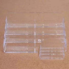 명함수납함 8단 플라스틱 명함케이스 비품 사무용 명함꽂이 앨범 정리 명함 박스 8-Tier Plastic Business Card Holder Case Office Supplies Card Organizer Album Box