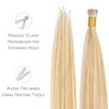 WENNALIFE I Tip Hair Extensions Real Human Hair, 100g 200s