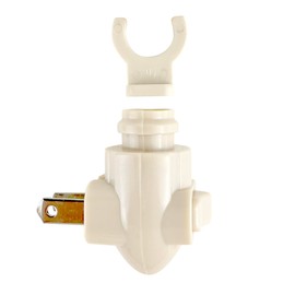 National Artcraft Ivory Plug-in Night Light with Manual On/Off Switch and Plastic Shade Clip - UL Certified - Perfect for Hallway, Bathroom, Bedroom and Nursery