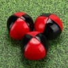 Juggling Ball 3 Pieces, Portable Juggling Ball Red Black Leather