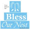 Stencils by Joanie Stencil Bless Our Nest Easy Prim Willow