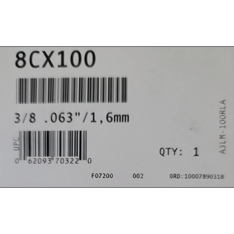 Carlton Full Chisel Saw Chain 3/8 Pitch .063 Gauge 85