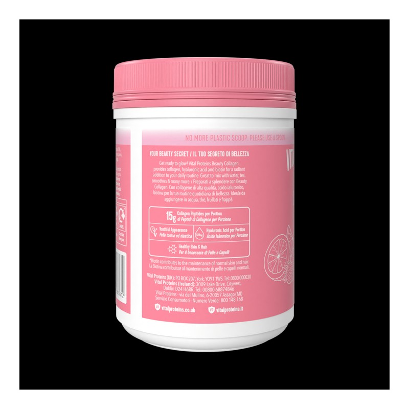 Vital Proteins Beauty Collagen Strawberry Lemon Flavour 271g