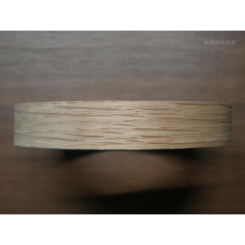 18mm Wide x 5 Metres Real Oak Iron-On Edging,Pre-Glued Wood