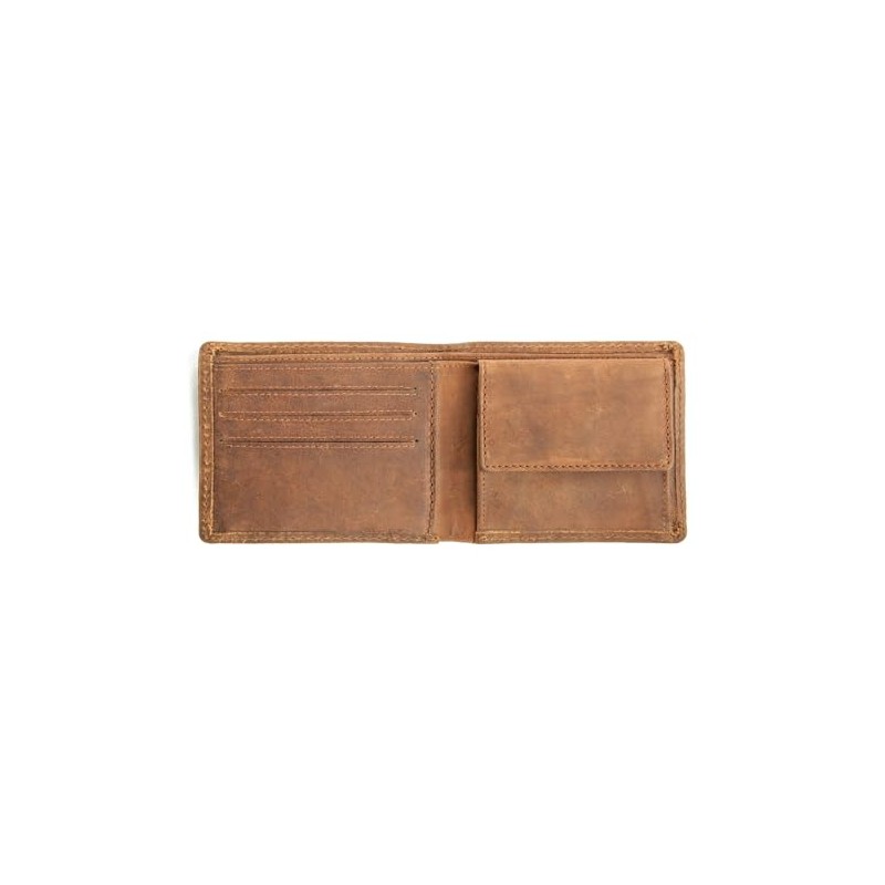 HAROLD'S Country Leather Wallet 12 cm, Nature, Antique