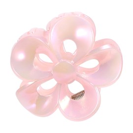 Flower Hair Claw Clip 3.15 Inch Strong Hold Hair Jaw Clip Women Girls Hair Accessories for Grip Thick Hair, Pink
