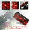 Wellmax 12V LED Trailer Lights, Submersible and Waterproof Low Profile