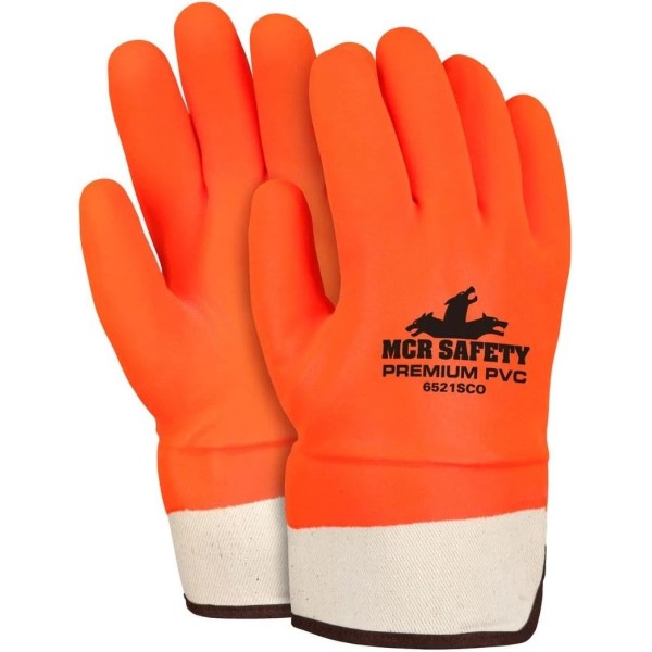 MCR Safety 6521SCO Double Dipped PVC Foam Lined Large (Pack