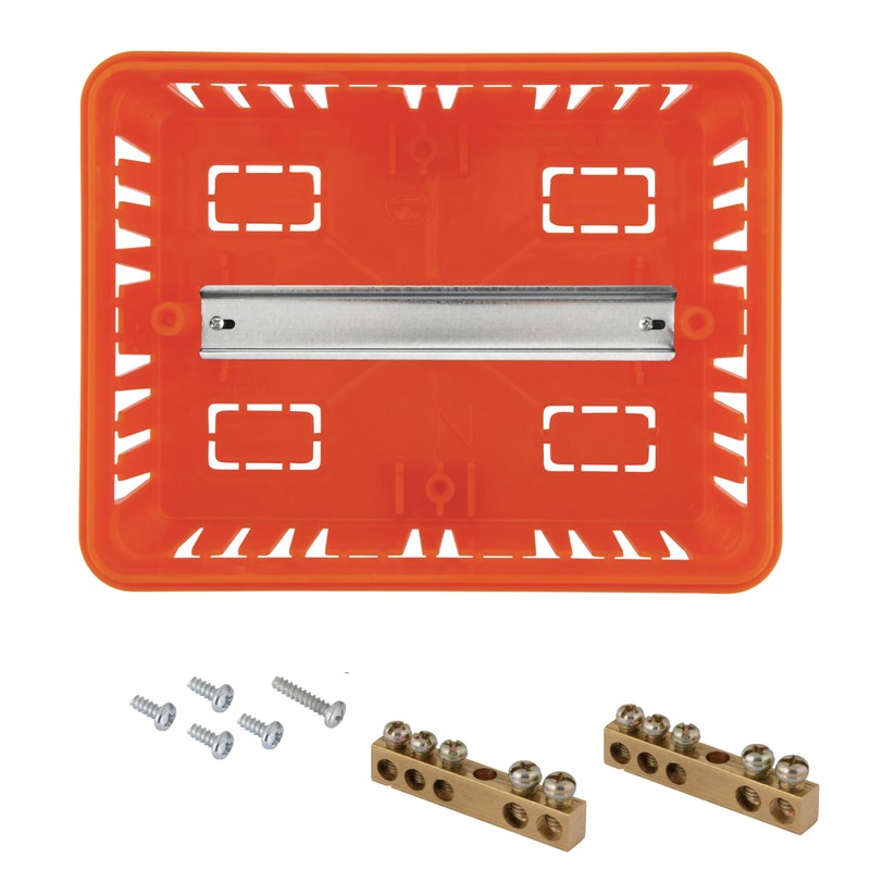 Lion Electric Fuse Box Flush-Mounted 1 Row 12 Modules Small