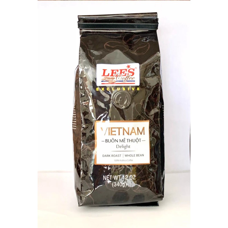 Lee's Coffee Vietnam Buon Me Thuot Delight Whole Bean Coffee