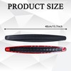 QKYS 2PCS Car Bumper Guard Strip, Scratch-Resistant Anti-Collision Patch, Rubber