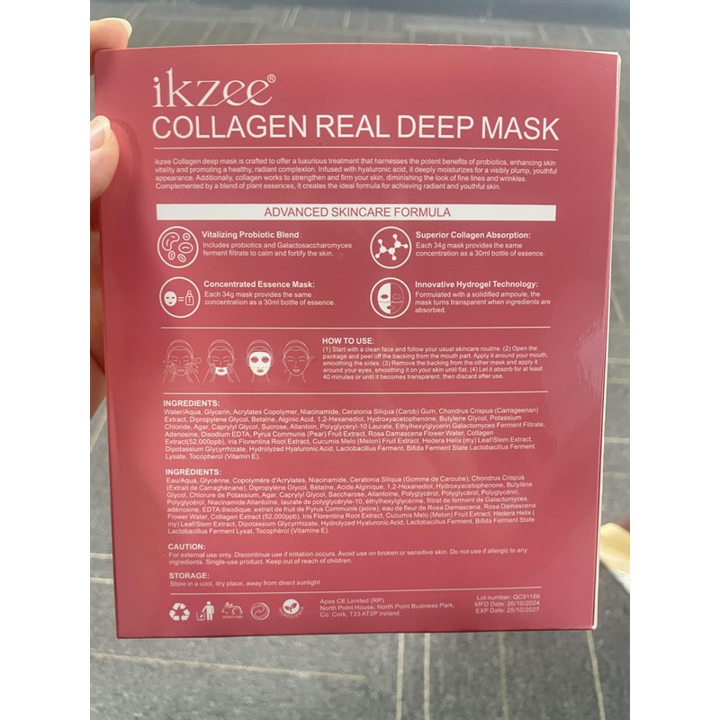 Generic Collagen Face Mask, Bio Collagen Face Mask, Korean Collagen