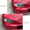 2 Pcs Headlight Eyebrow Front Left Right Light Eyelid Trim