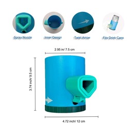 Shotgun Roulette Drinking Game, Randomized Beer Shotgun Party Toy for Adults, Fun Bachelor Party Gift, White Elephant Game, Great for BBQ Pregame, Tailgate, Bachelorette and Group Drinking Games